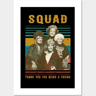 Vintage Squad Girls Posters and Art